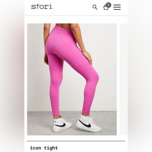 NWT Katy Hearn Stori Icon Tight, in bloom size 8
